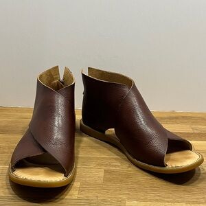 Born Brown Leather Sandals